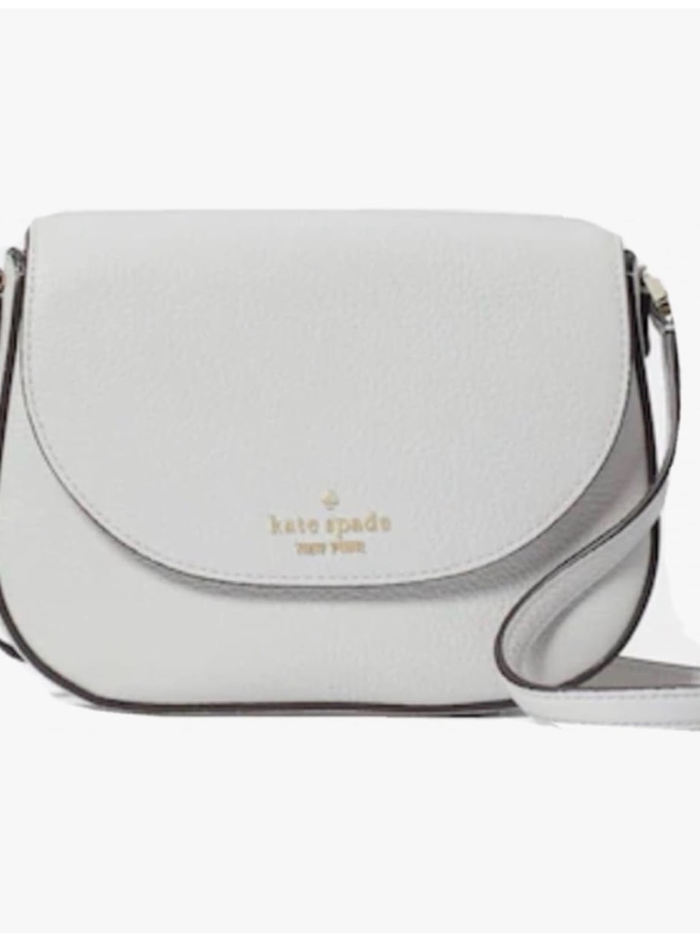 Kate Spade New York Leila Mini Flap Crossbody (Quill Grey) - Picture 4 of 8